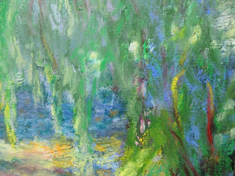 Original Expressionism Landscape Painting by Anna Rosenback