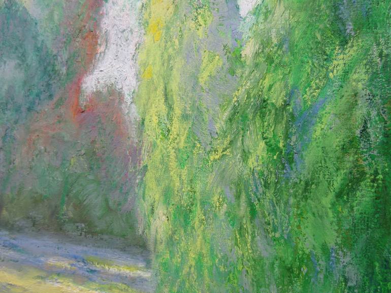 Original Expressionism Landscape Painting by Anna Rosenback
