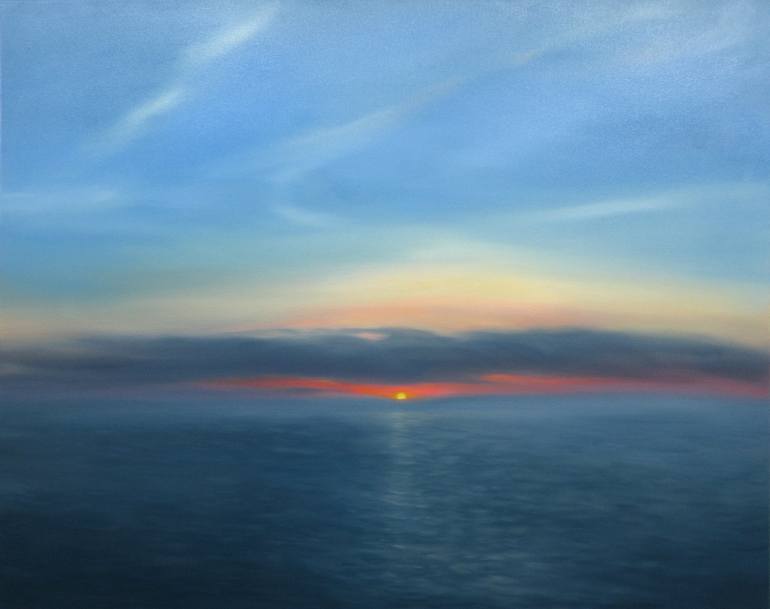 SOLD- Sky and Sea no. 17 Painting by Anna Rosenback | Saatchi Art