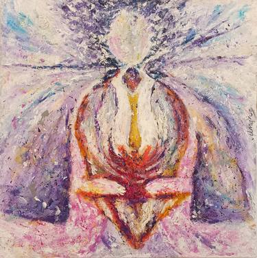 Original Abstract Expressionism Botanic Paintings by Agata Amgros