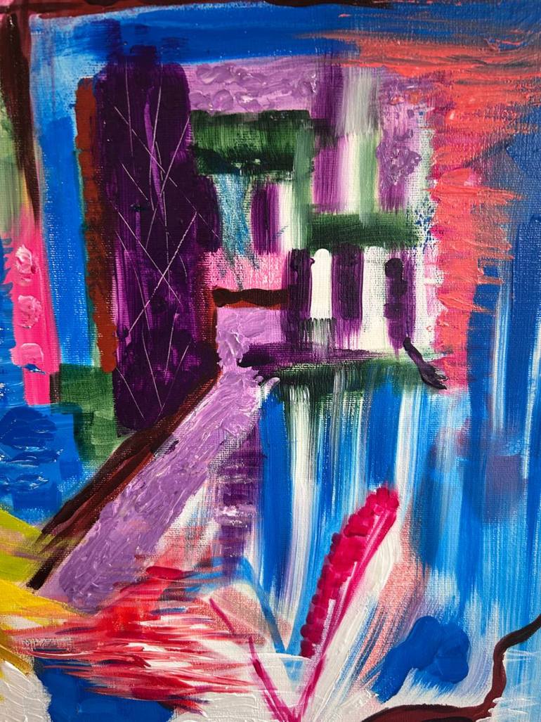 Original Abstract Painting by Olga Goldenberg
