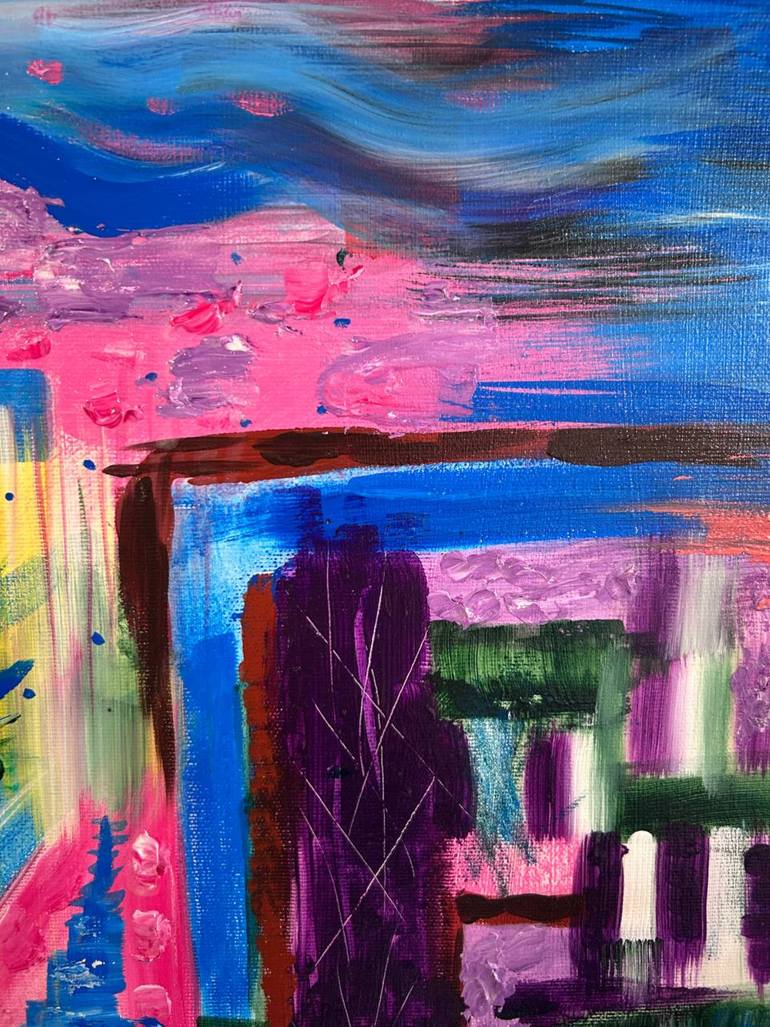 Original Abstract Painting by Olga Goldenberg