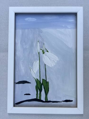 Original Abstract Botanic Paintings by Vladimir Sapfirin