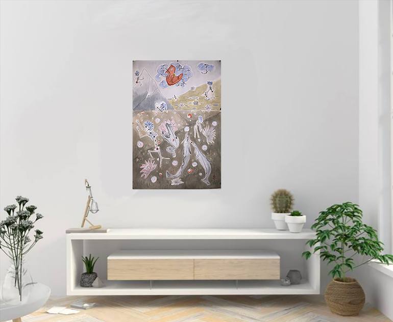 Original Figurative Fantasy Painting by Mariia Tikhonova
