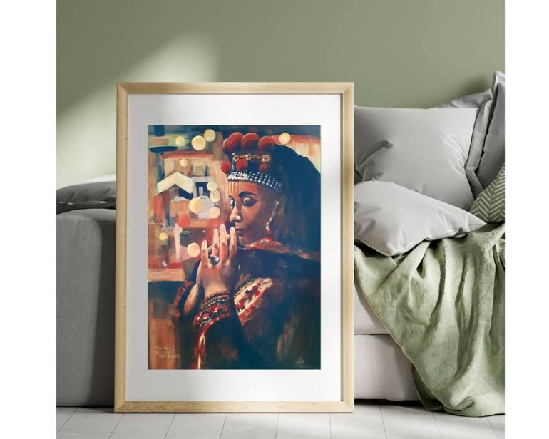 Original Conceptual Religion Painting by Oksana Bochar