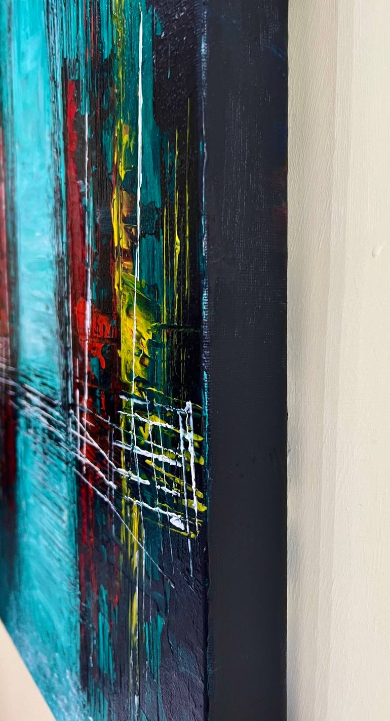 Original Abstract Expressionism Abstract Painting by Monica Tangen