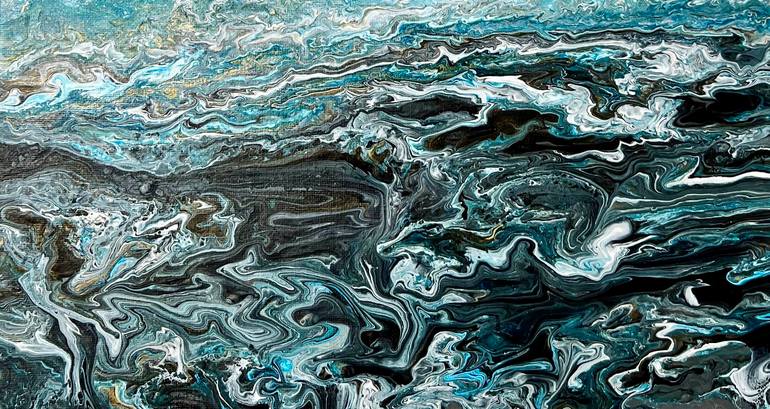 Original Abstract Expressionism Abstract Painting by Monica Tangen