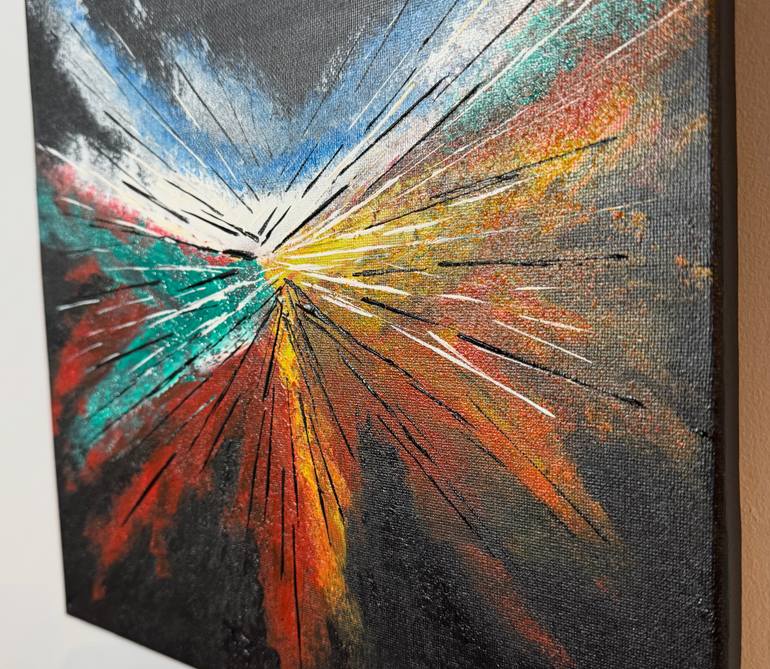 Original Abstract Expressionism Abstract Painting by Monica Tangen
