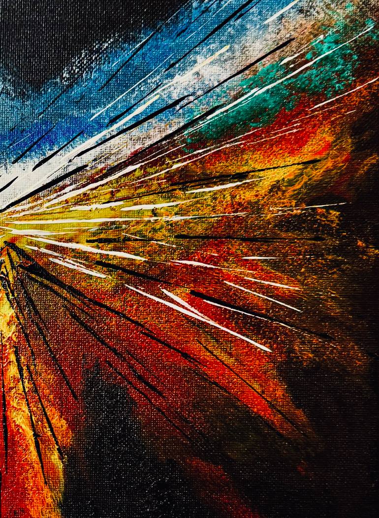 Original Abstract Expressionism Abstract Painting by Monica Tangen