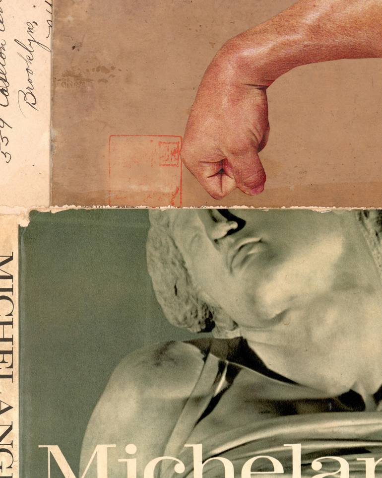 Original Conceptual Pop Culture/Celebrity Collage by Electric Beast