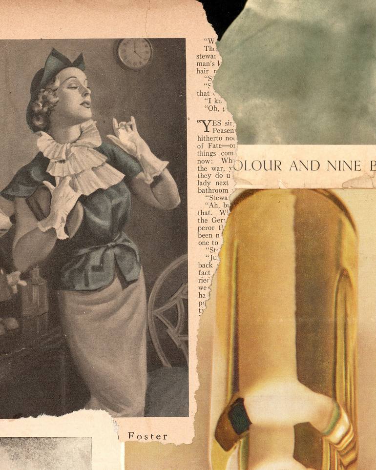 Original Conceptual Pop Culture/Celebrity Collage by Electric Beast