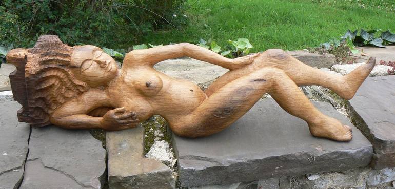Original Realism Erotic Sculpture by Paul Wood