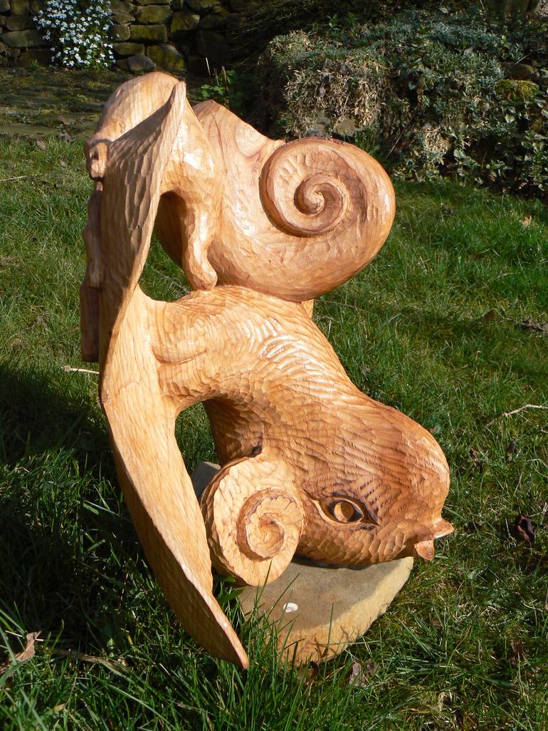 Original Fantasy Sculpture by Paul Wood