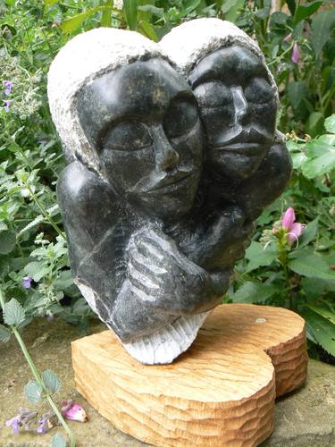 Original Realism People Sculpture by Paul Wood