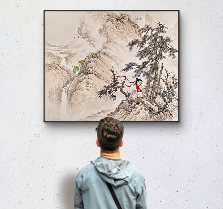 Original Neoclassicism Nature Painting by Yang Yang