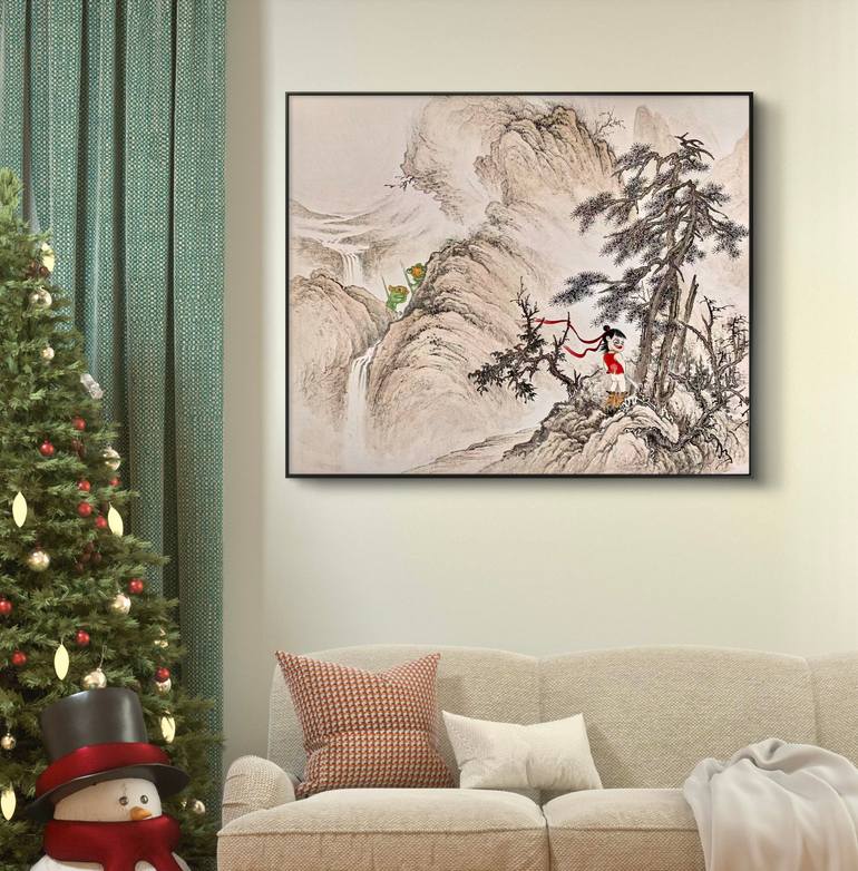 Original Neoclassicism Nature Painting by Yang Yang