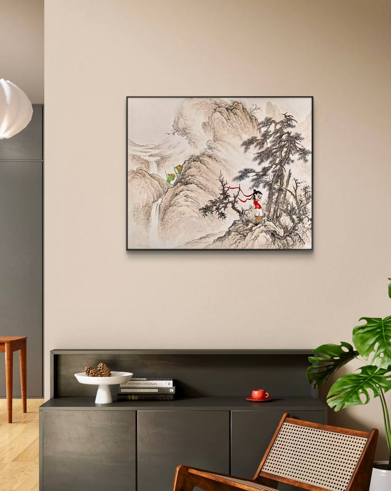 Original Neoclassicism Nature Painting by Yang Yang