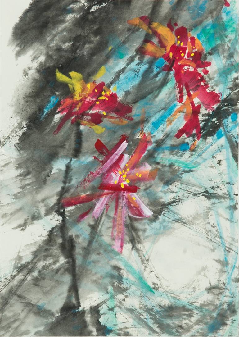 Original Contemporary Botanic Drawings by Yang Yang