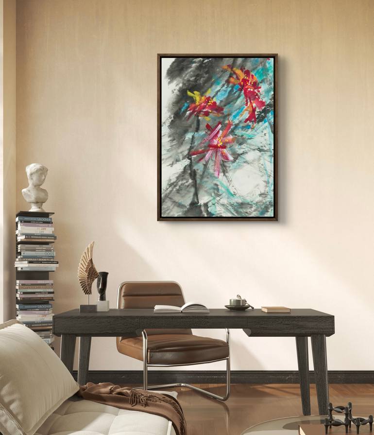 Original Contemporary Botanic Painting by Yang Yang