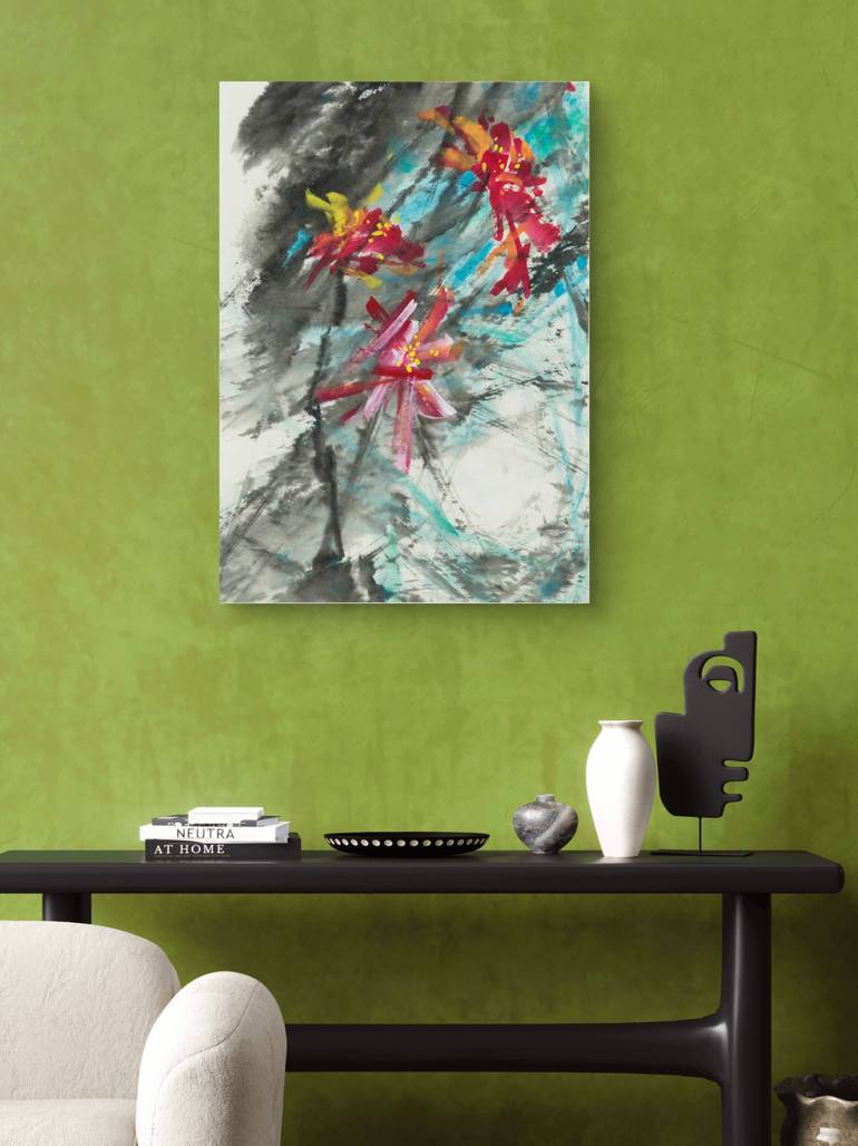 Original Contemporary Botanic Painting by Yang Yang
