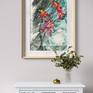 Colorful Ink Art for a Modern Entryway