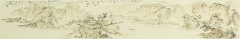 Original Modernism Nature Drawings by Yang Yang