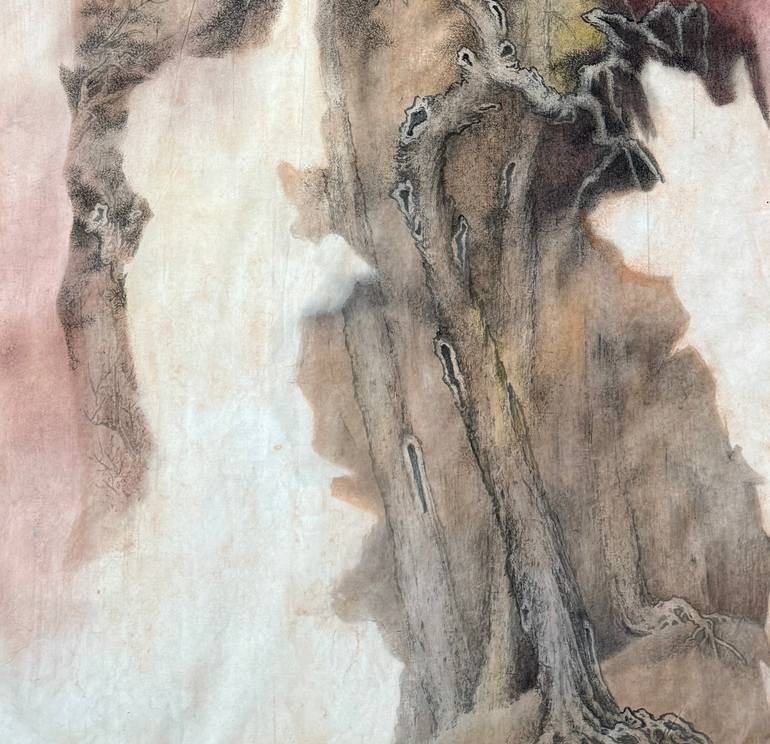 Original Abstract Expressionism Nature Painting by Eartvista Wj