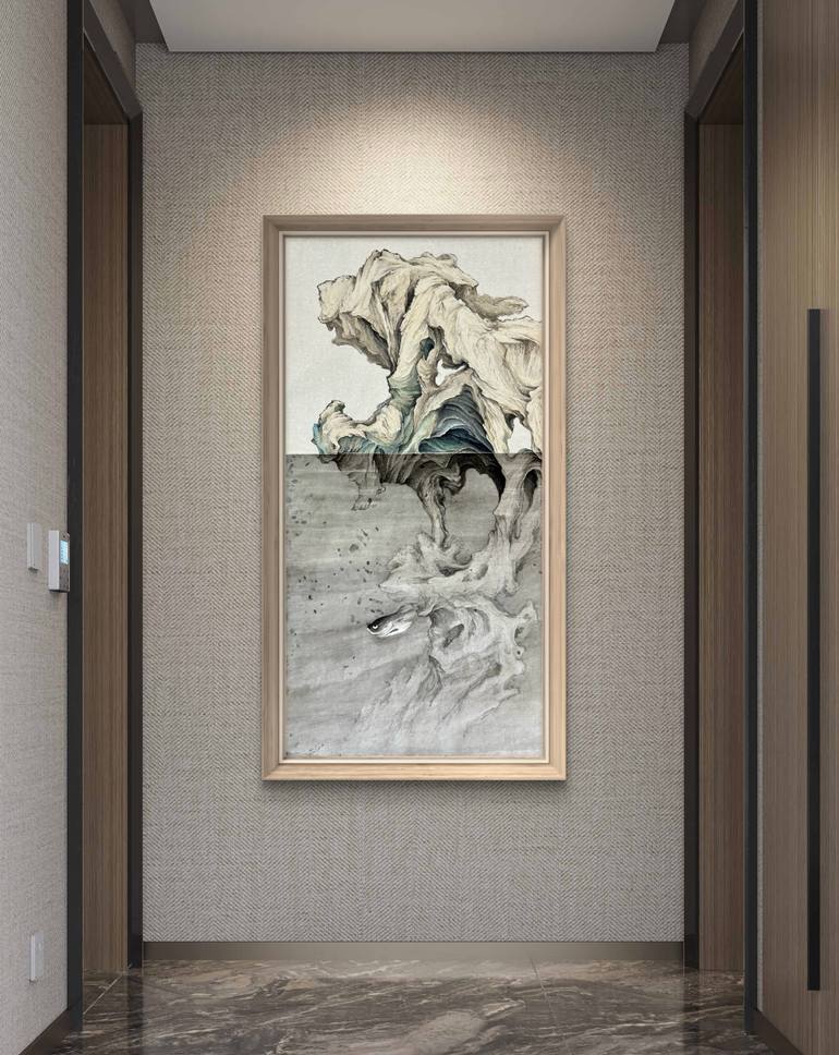 Original Abstract Landscape Painting by Eartvista Wj