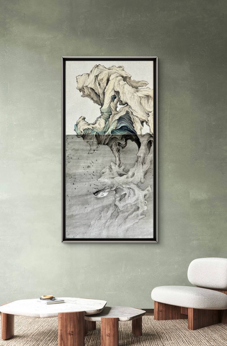 Original Abstract Landscape Painting by Eartvista Wj