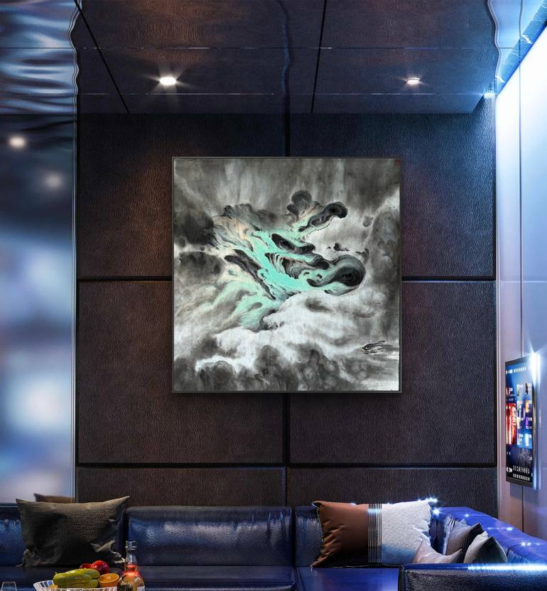 Original Abstract Expressionism Abstract Painting by Eartvista Wj