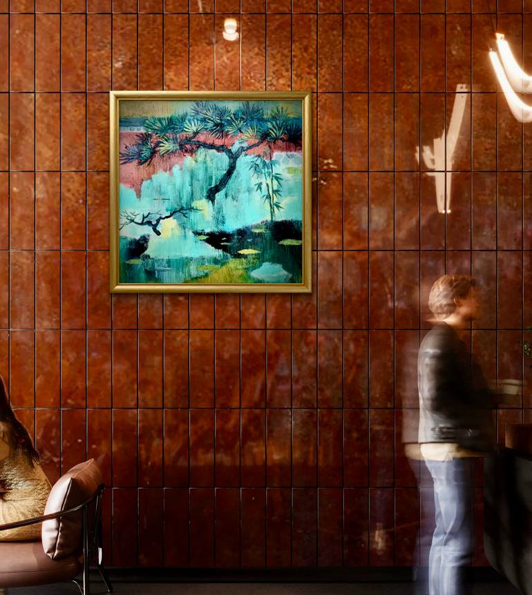 Original Abstract Expressionism Abstract Painting by Eartvista Wj