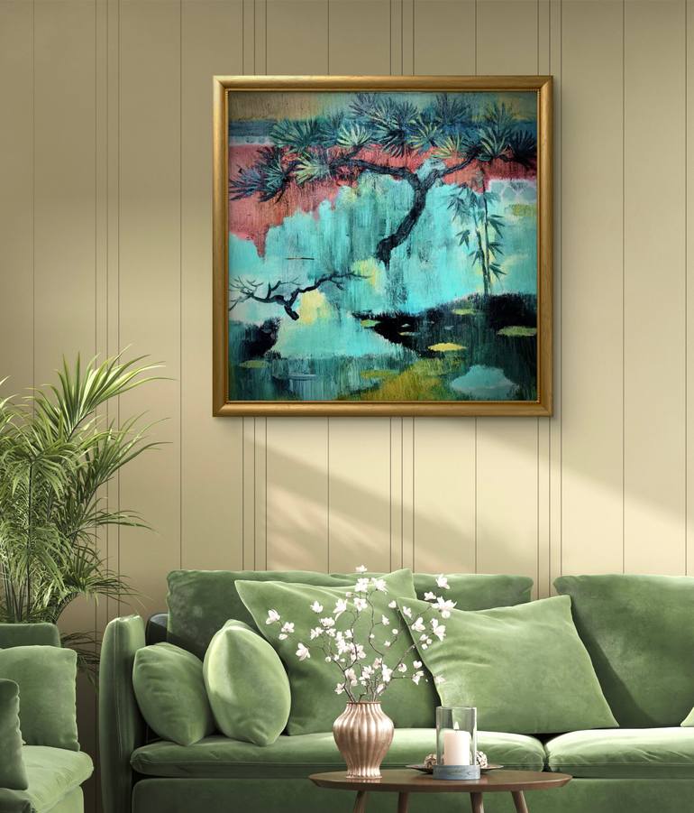 Original Abstract Expressionism Abstract Painting by Eartvista Wj