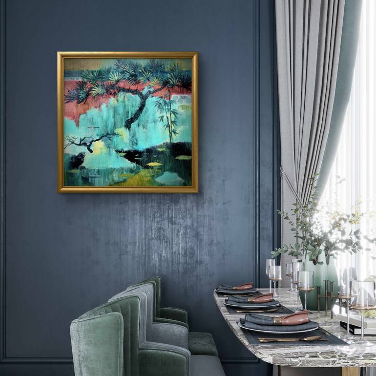 Original Abstract Expressionism Abstract Painting by Eartvista Wj