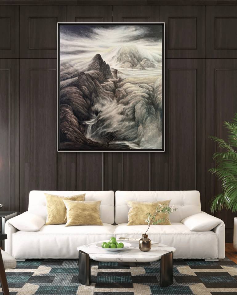 Original Abstract Expressionism Abstract Painting by Eartvista Wj