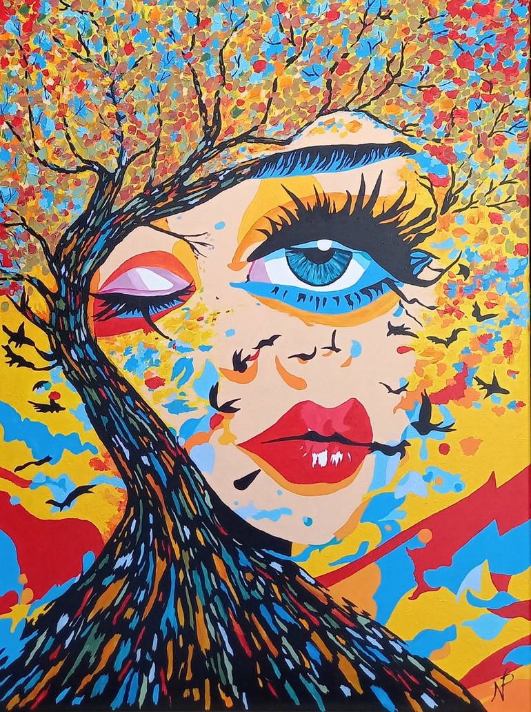 Print of Abstract Expressionism Fantasy Paintings by Natallia Price