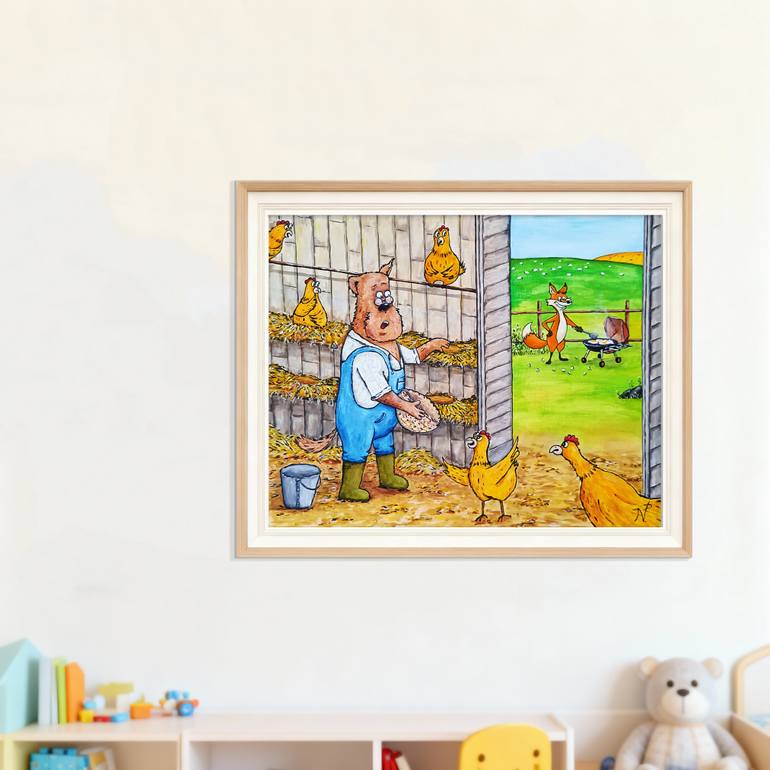Original Figurative Humor Painting by Natallia Price