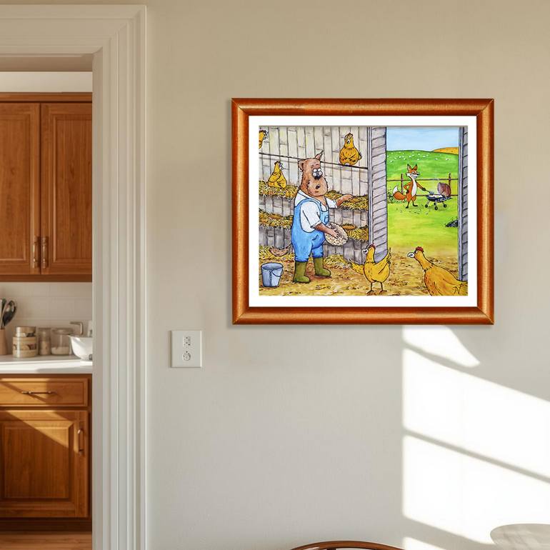Original Figurative Humor Painting by Natallia Price