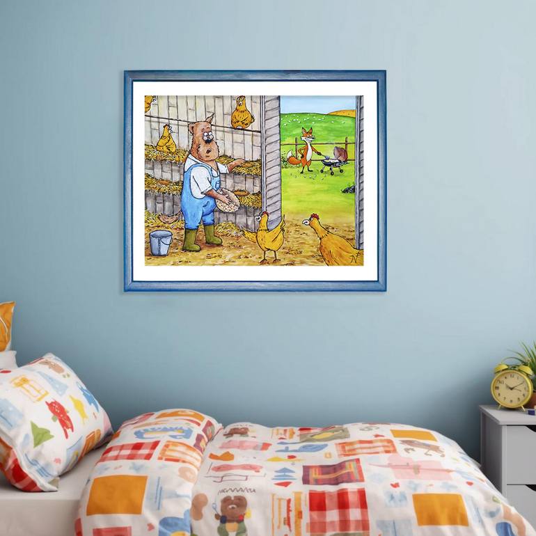 Original Figurative Humor Painting by Natallia Price
