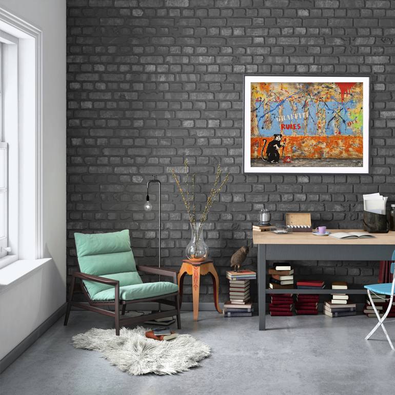 Original Street Art Graffiti Painting by Natallia Price