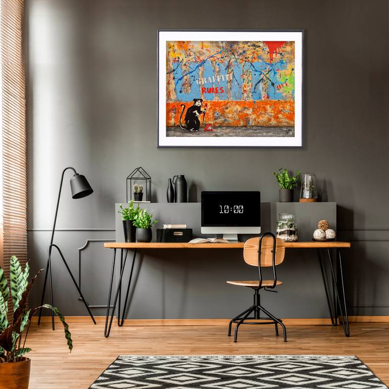 Original Street Art Graffiti Painting by Natallia Price