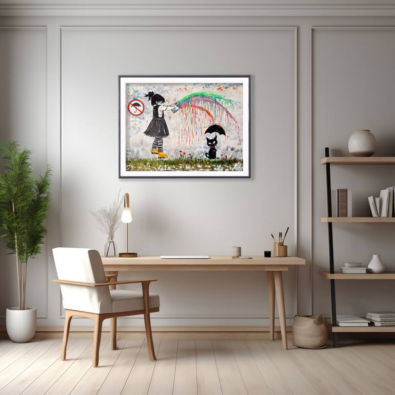 Original Street Art Graffiti Painting by Natallia Price