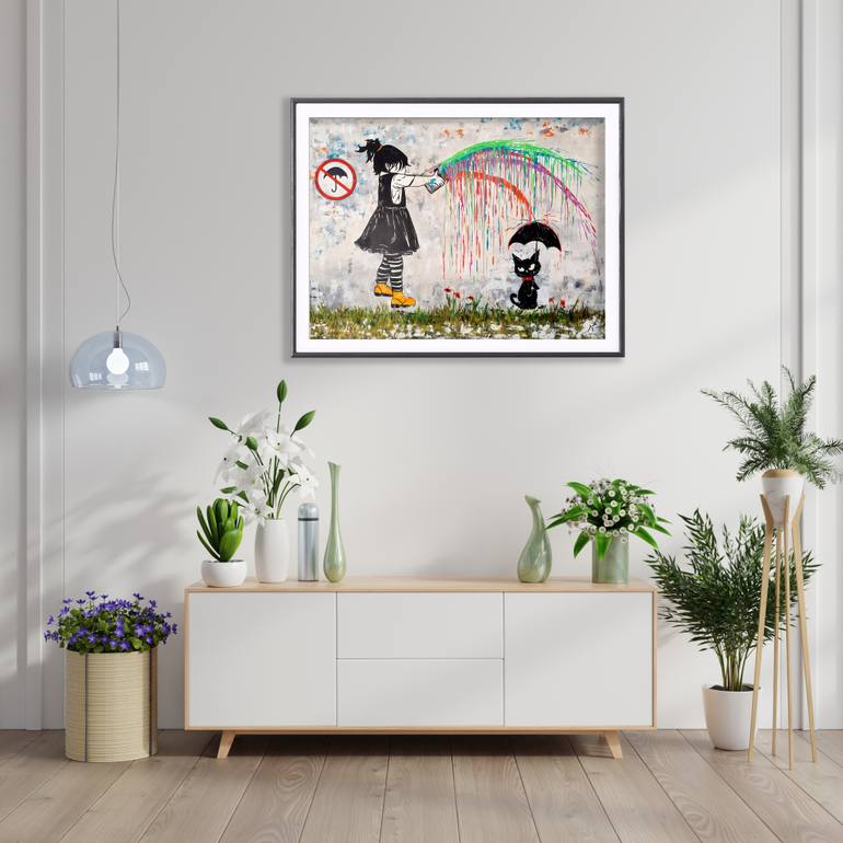 Original Street Art Graffiti Painting by Natallia Price