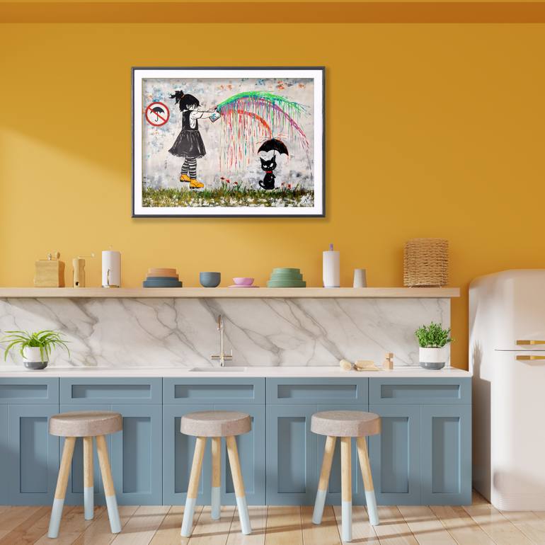 Original Street Art Graffiti Painting by Natallia Price