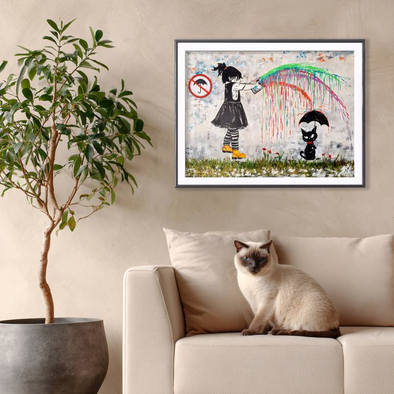 Original Street Art Graffiti Painting by Natallia Price