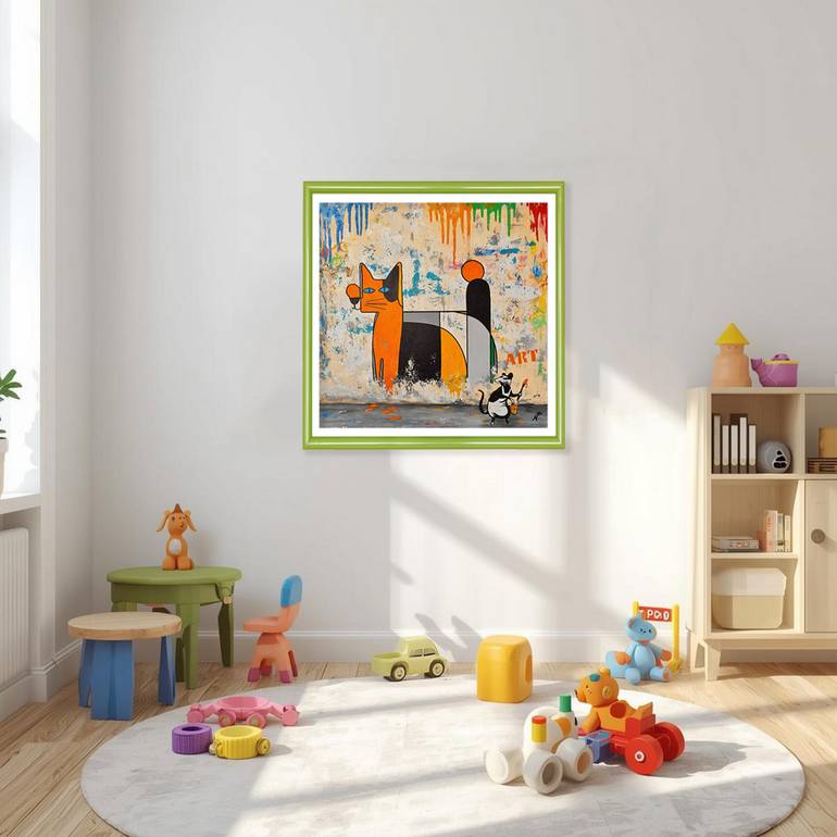 Original Street Art Graffiti Painting by Natallia Price