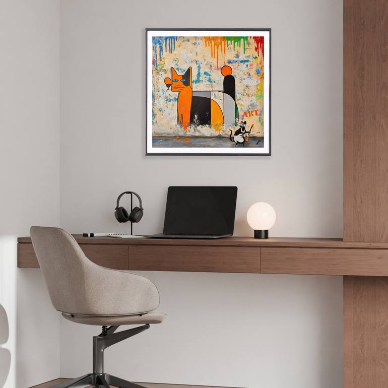 Original Street Art Graffiti Painting by Natallia Price