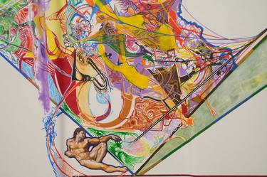 Original Conceptual Abstract Paintings by Tymur Ruziiev