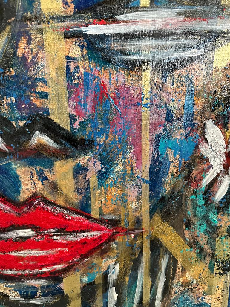 Original Abstract Expressionism Abstract Painting by Marie Claire Db