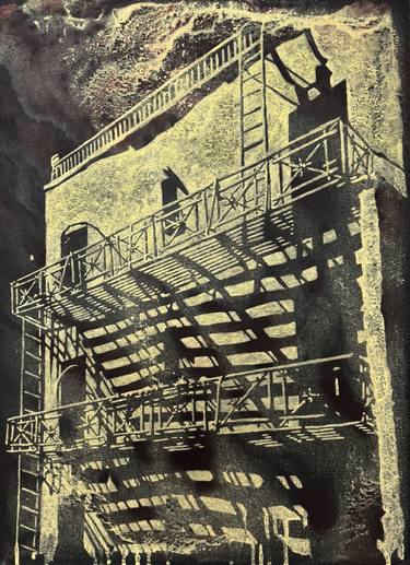 Original Contemporary Cities Mixed Media by Sangwon Chun