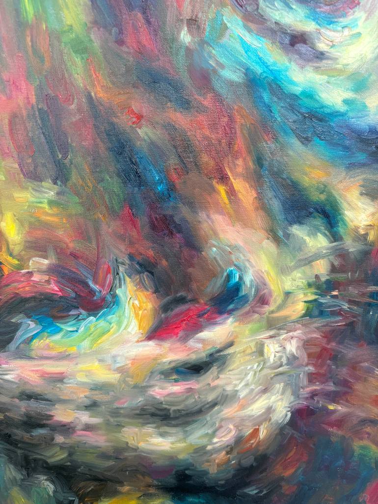 Original Abstract Expressionism Animal Painting by Heejae Kim